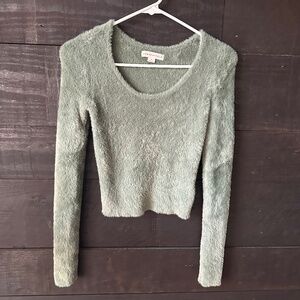 Aeropostale Long Sleeve Green Top Size Small